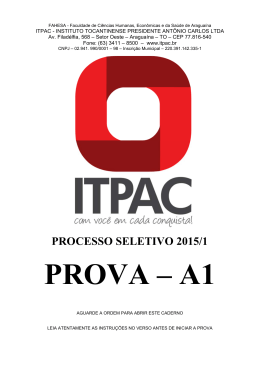 PROVA – A1