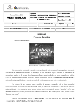 PROVA DO VESTIBULAR_2011 - Faculdades Integradas Barros Melo