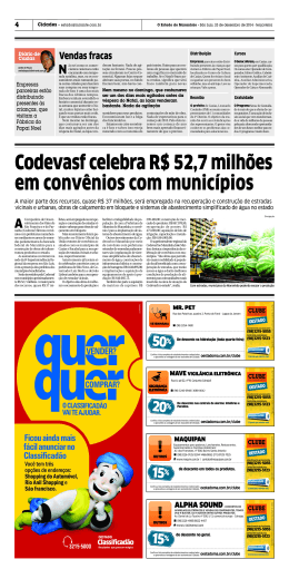Codevasf celebra R$ 52,7 milhões em convênios