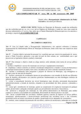 Projeto de Lei Reorganizacao versao 19012010