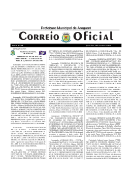 Publicacoes Oficiais da SAE no Jornal Correio Oficial do dia 19