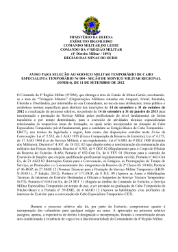 4&ordm; Distrito Militar / 1891
