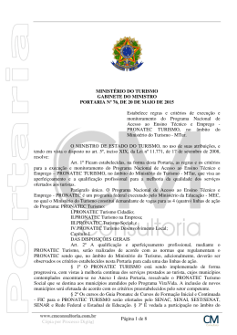 portaria n&ordm; 76, de 20 de maio de 2015