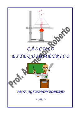 C&Aacute;LCULO ESTEQUIOM&Eacute;TRICO - Qu&iacute;mica
