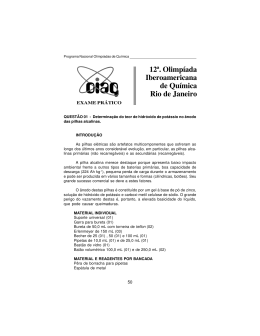 XII OIAQ - 2007 - programa nacional olimp&iacute;adas de qu&iacute;mica