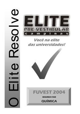 FUVEST 2004 - Elite Pré-Vestibular