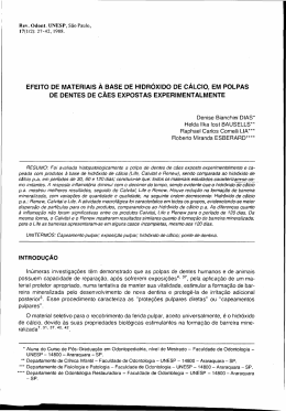 Portugu&ecirc;s - Revista de Odontologia da UNESP