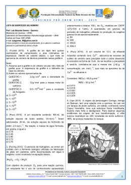 lista de exercícios 05 - CURSINHO PRÓ