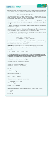 Quest&atilde;o 01 QU&Iacute;MICA - Escola Crescer Podium