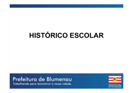 Hist&oacute;rico Escolar