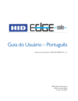 Guia de Usu&aacute;rios v110 EDGE Solo