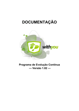 Documenta&ccedil;&atilde;o da Vers&atilde;o 1.82