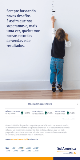 Sempre buscando novos desafios. &Eacute; assim que