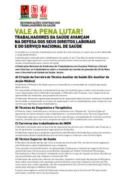 150613_caderno sa&uacute;de - Sindicato dos trabalhadores em fun&ccedil;&otilde;es