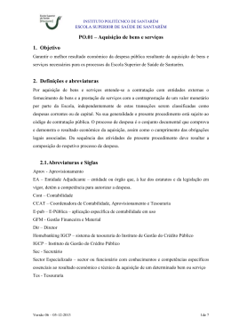 PO.01 - Aquisição de Bens e Serviços