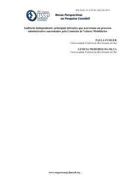 XIV - Congresso USP de Controladoria e Contabilidade