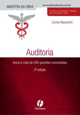 Auditoria - Editora Ferreira