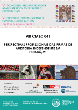 viii ciaec 041 perspectivas profissionais das firmas de auditoria