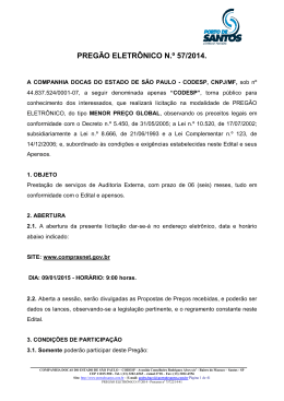 PREGÃO 57_2014 - Auditoria Externa (Alterado pela Impugnação)