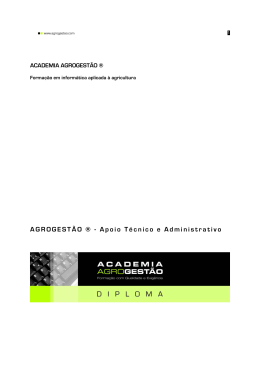 AGROGEST&Atilde;O &reg; - Apoio T&eacute;cnico e Administrativo