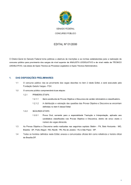 Edital n&ordm; 01/2008