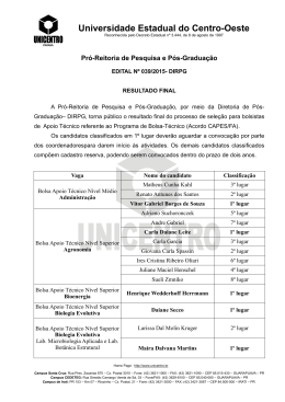 Edital Nº 039/2015- DIRPG - Universidade Estadual do Centro