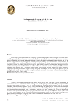 Deslizamentos de Terra e as Leis de Newton