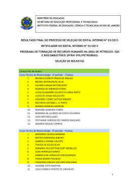 classificação final