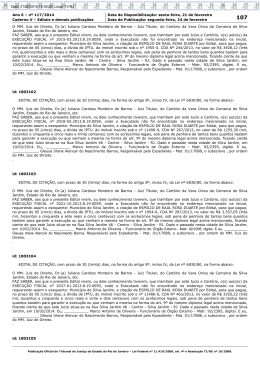 Ano 6 &ndash; n&ordm; 117/2014 Data de Disponibiliza&ccedil;&atilde;o: sexta