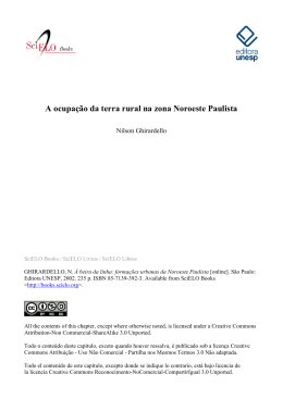 A ocupa&ccedil;&atilde;o da terra rural na zona Noroeste Paulista