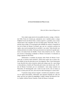 ANTIGOS SESMEIROS DE PIRACICABA