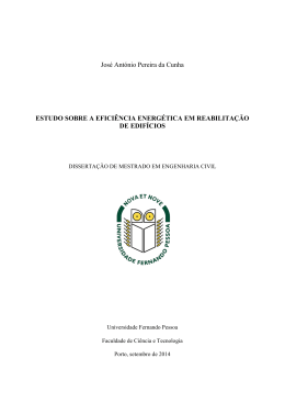 Jos&eacute; Ant&oacute;nio Pereira da Cunha ESTUDO SOBRE A EFICI&Ecirc;NCIA