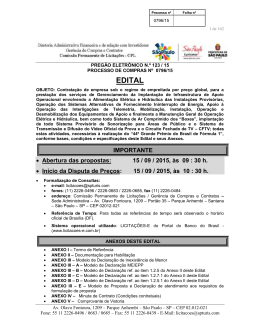 do Edital - Imprensa