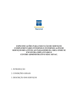 Especifica&ccedil;&atilde;o Consult&oacute;rios Dent&aacute;rios e Academia - CASS