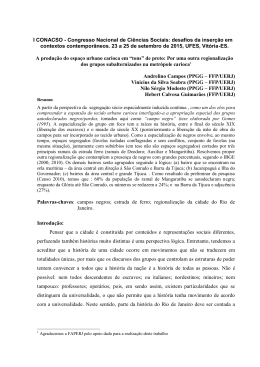 desafios da inser&ccedil;&atilde;o em contextos contempor&acirc;neos. 23 a 25 de