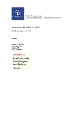 Veiculo: Jornal A Critica