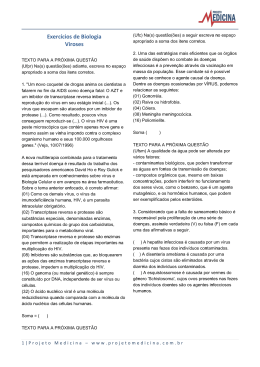 Exerc&iacute;cios de Biologia Viroses