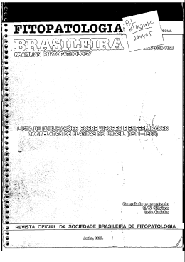 FIToP`I`oLoGI - Sociedade Brasileira de Virologia