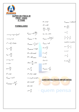 super de física m prof. vado 2ª fase formulário