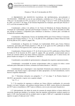 Reda&ccedil;&atilde;o dada pela Portaria