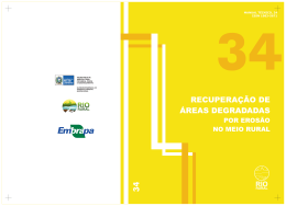 recupera&ccedil;&atilde;o de &aacute;reas degradadas - Rio Rural