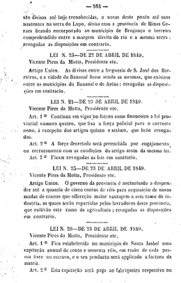 são-divisas até hoje reconhecidas, c novas destey ponto até suas