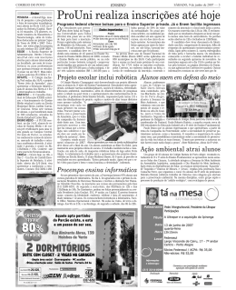 80% 80% ProUni realiza inscri&ccedil;&otilde;es at&eacute; hoje