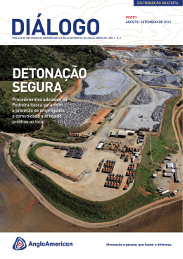 DETONAÇÃO SEGURA - Anglo American Brasil
