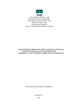 1 Universidade de Bras&iacute;lia &ndash; UnB Decanato de Ensino de
