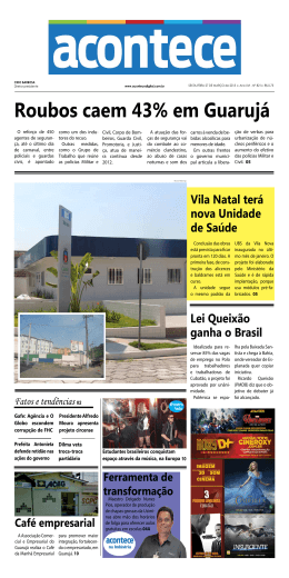 Edi&ccedil;&atilde;o 821 - Acontece Digital