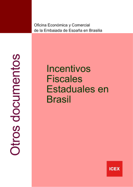 incentivos fiscales estaduales en Brasil.