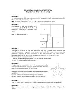 provas - Matemaniacos