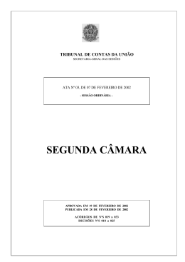 3 - Tribunal de Contas da União