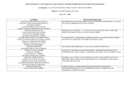 EIXO TEM&Aacute;TICO 1 - Eventos da Unicentro